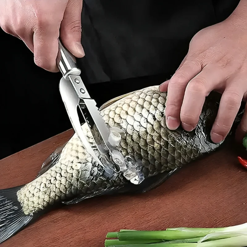 Schaber-Sägezahnschäler™ | Müheloses Fischschuppen-Entfernen