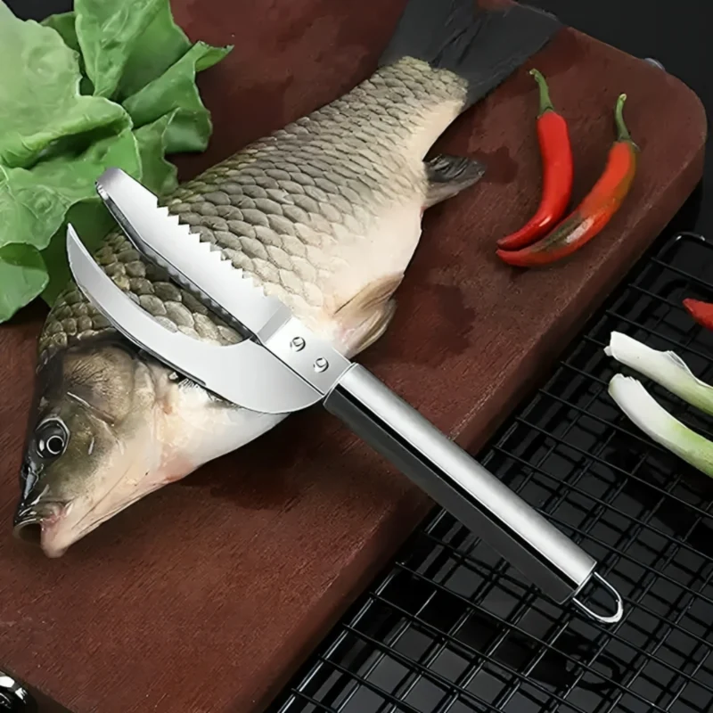 Schaber-Sägezahnschäler™ | Müheloses Fischschuppen-Entfernen