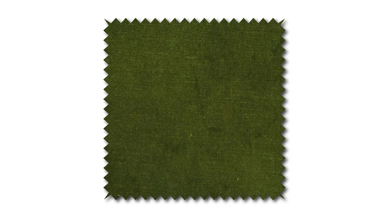 KAWOLA Stoffmuster Velvet moosgrün