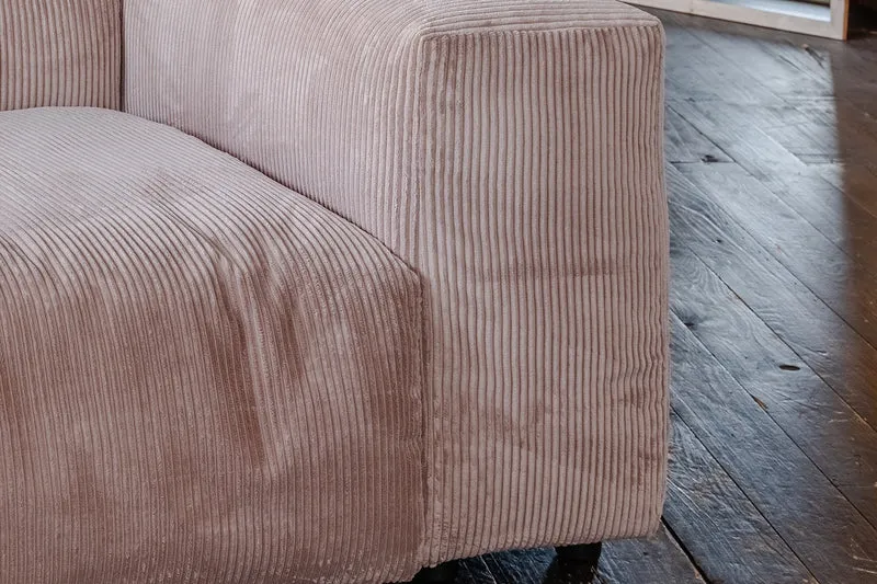 KAWOLA Loveseat MIA Modularer Sessel 4-tlg. Cord taupe