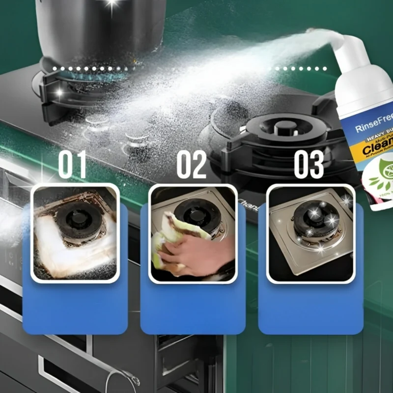 QuickClean™ Blitzsauber mit Schaumtechnologie