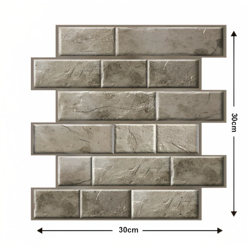 WallMagix™ | 3d Kunststein Wandaufkleber