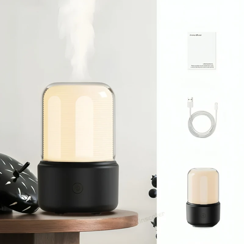 Tragbarer Mini-Aroma-Diffusor™ | Sanftes Licht & Aromatherapie