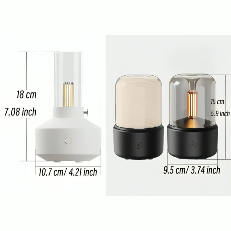 Tragbarer Mini-Aroma-Diffusor™ | Sanftes Licht & Aromatherapie