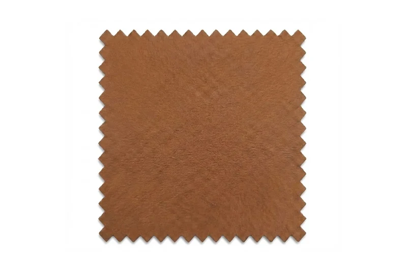 KAWOLA Stoffmuster Leder cognac
