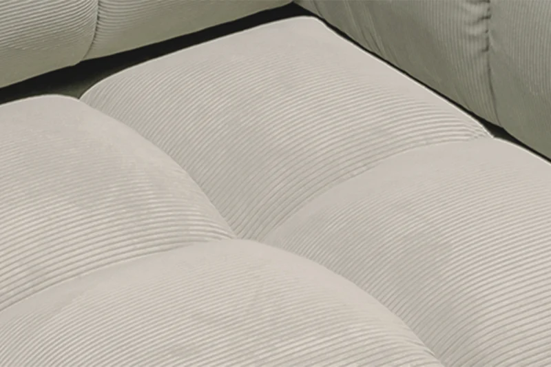 KAWOLA Sessel VIVIEN Drehsessel Feincord beige