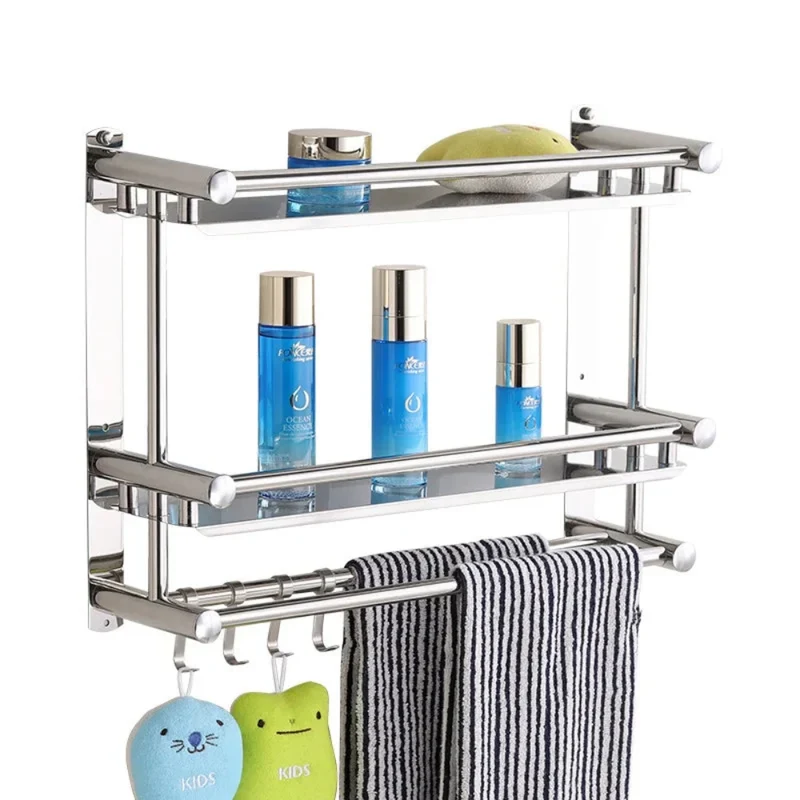 Badezimmerregal aus Edelstahl™ | Stilvolles, robustes Handtuchregal