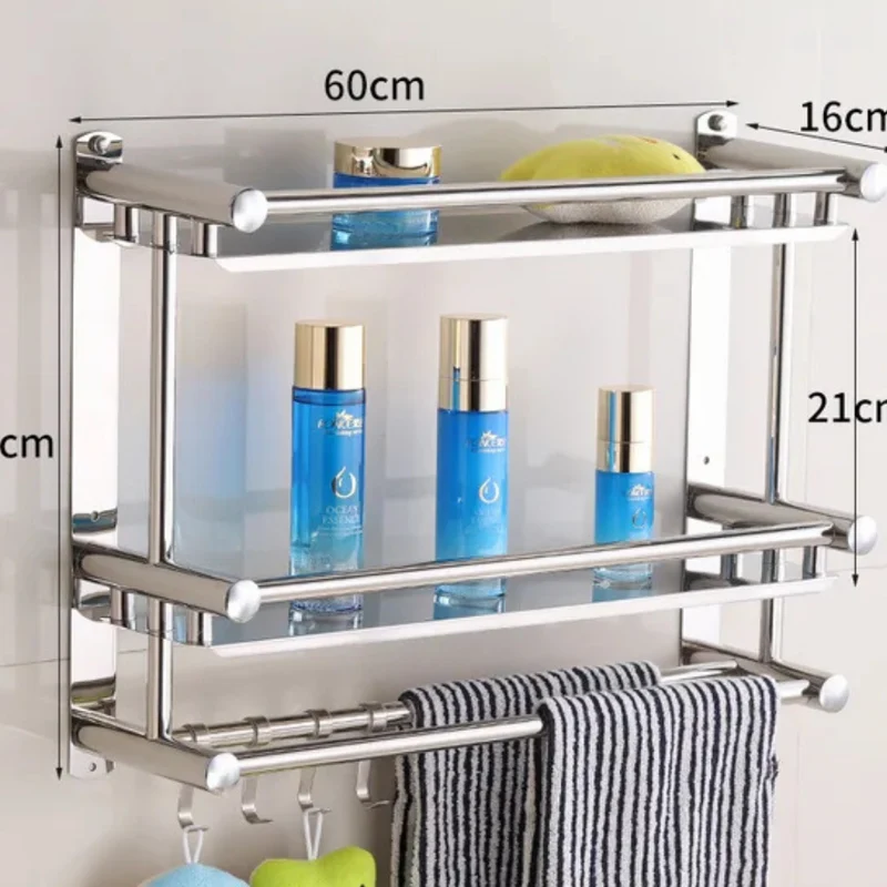 Badezimmerregal aus Edelstahl™ | Stilvolles, robustes Handtuchregal