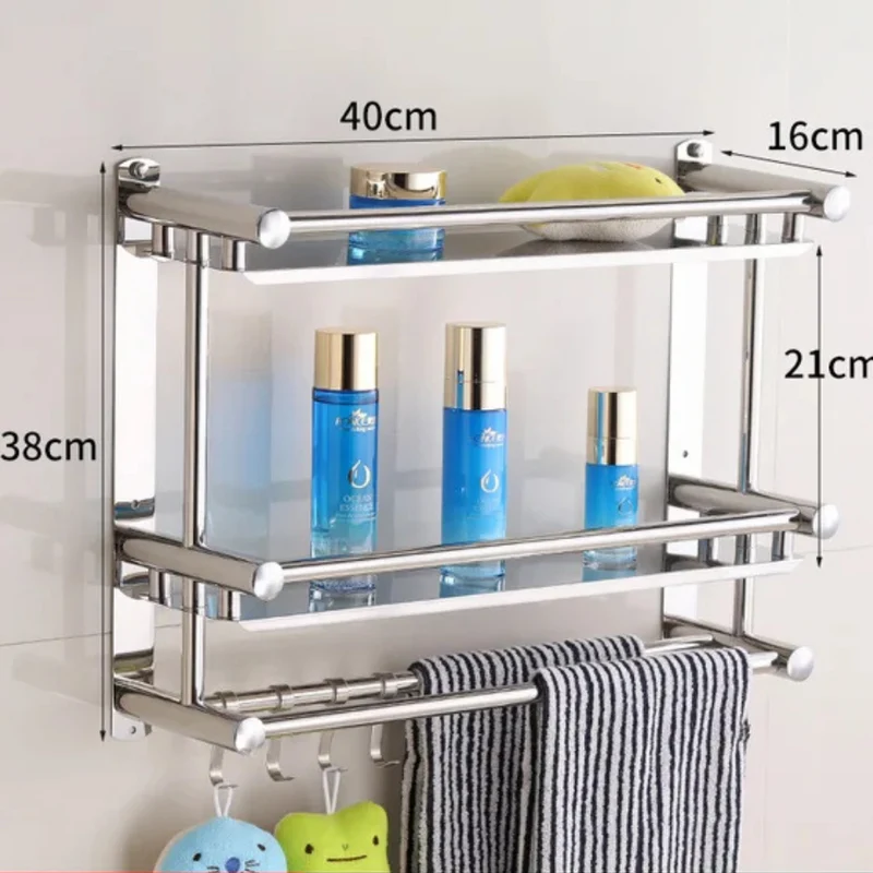 Badezimmerregal aus Edelstahl™ | Stilvolles, robustes Handtuchregal
