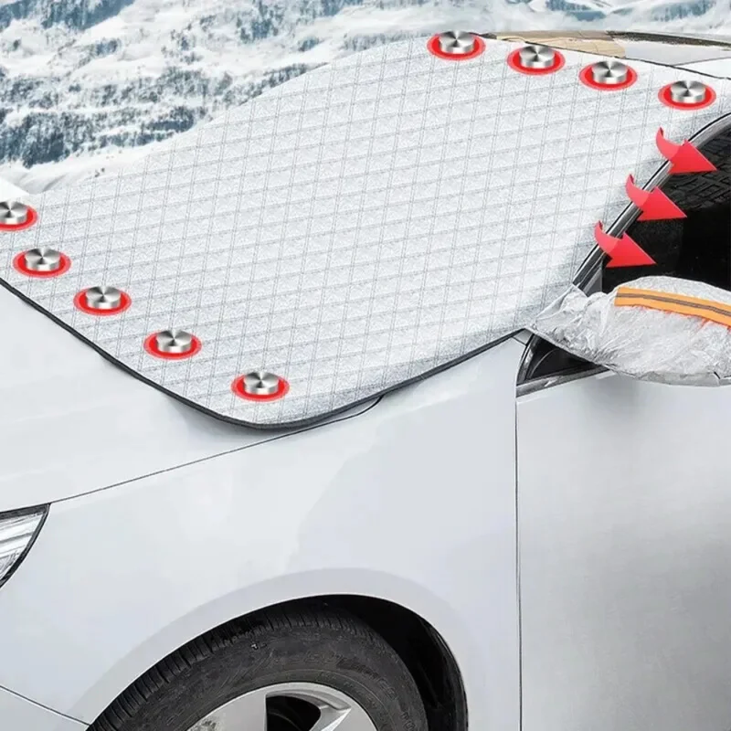 Auto-Schneeschild™ | Magnetischer Schneeschutz – Zeit sparen