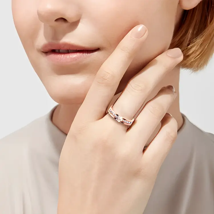 Fity™ | Moissanit Spinner Ring