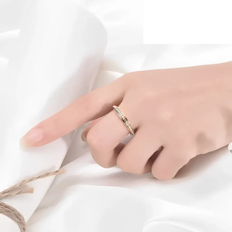 Fity™ | Moissanit Spinner Ring