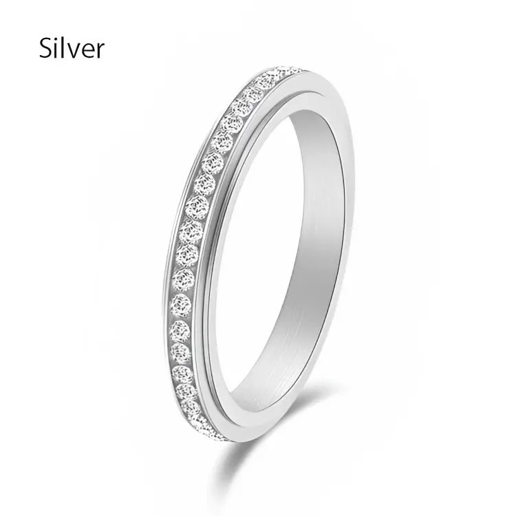 Fity™ | Moissanit Spinner Ring