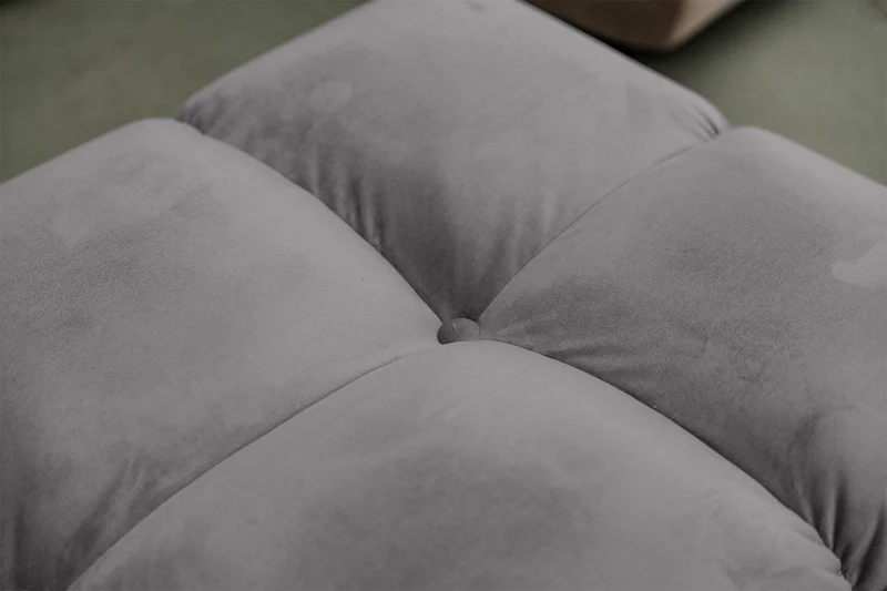 KAWOLA Sessel VIVIEN Drehsessel Velvet stone