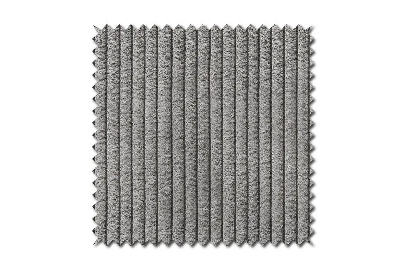 KAWOLA Sofa NETTA 3-Sitzer Bezug abziehbar Cord grau