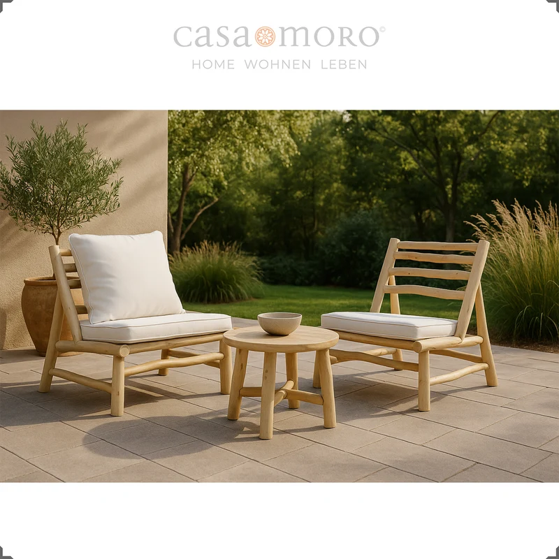 Sessel 2er Set – Lounge für Outdoor & Indoor