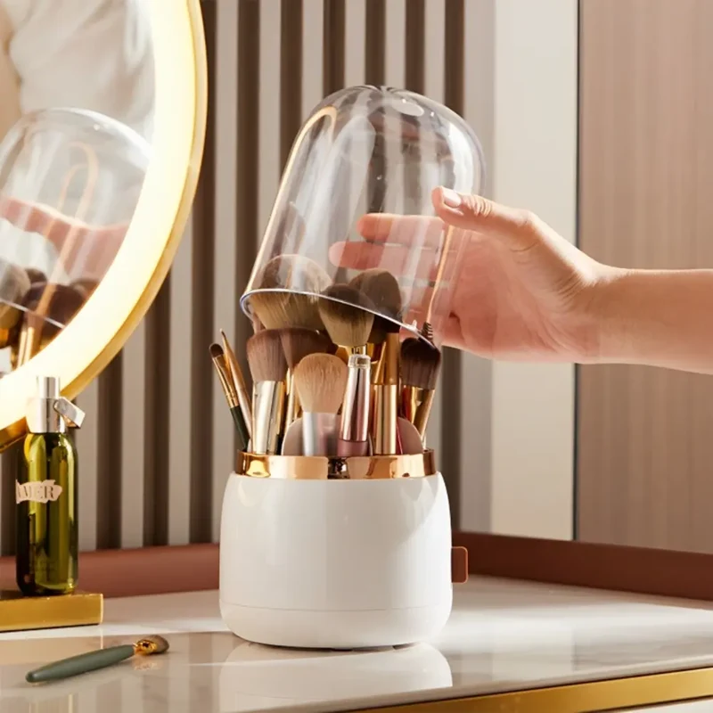 SpinChic™ | 360° rotierender Makeup-Pinsel-Organisator
