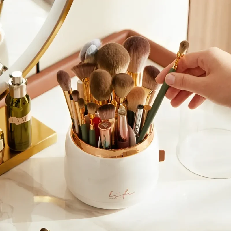 SpinChic™ | 360° rotierender Makeup-Pinsel-Organisator