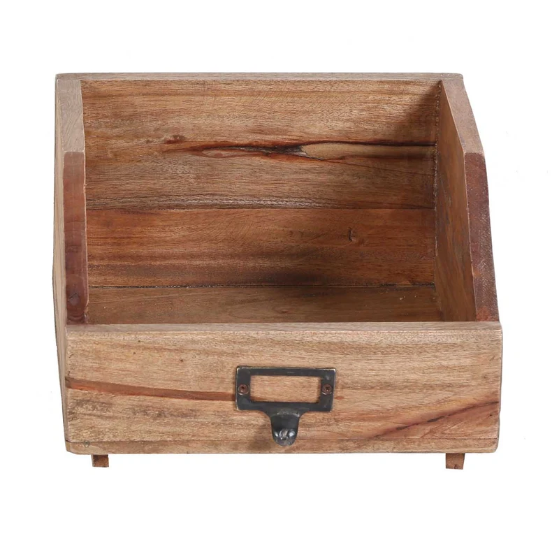 Schreibtisch Organizer – Teakholz