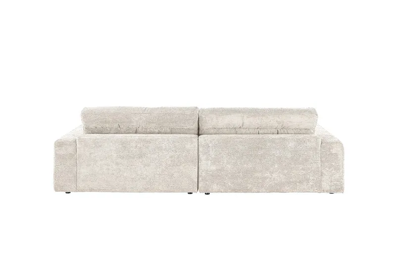KAWOLA Sofa LANA Ecksofa Cord cremeweiß
