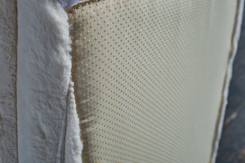KAWOLA Hocker WIOLO SOFT Sitzelement für Modulsofa Weicher Breitcord cremeweiß