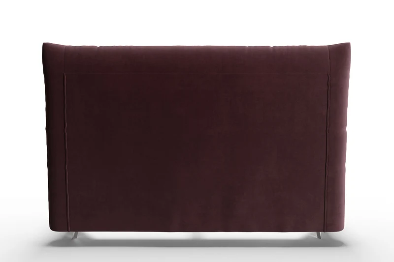 KAWOLA Bett ANNY Polsterbett Velvet purple