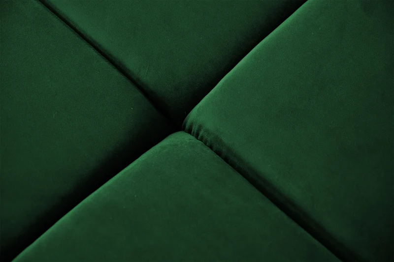 KAWOLA Sofa NEVADA Ecksofa Velvet smaragd