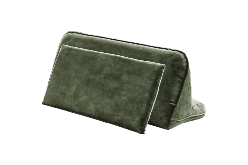KAWOLA Rückenkissen WIOLO velvet moosgrün