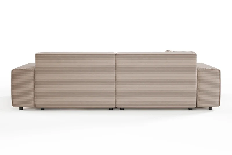 KAWOLA Sofa RANI 3-Sitzer Cord taupe