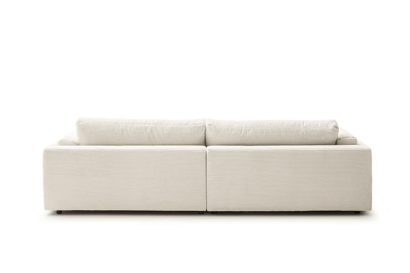 KAWOLA Big Sofa RAINA Cord cremeweiß