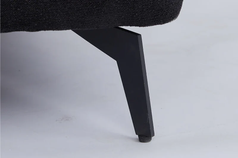 KAWOLA Sofa GARBO Designsofa Stoff schwarz