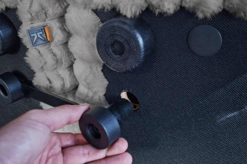 KAWOLA Modulsofa WIOLO SOFT 6 Module 6 Rückenkissen Weicher Breitcord grau