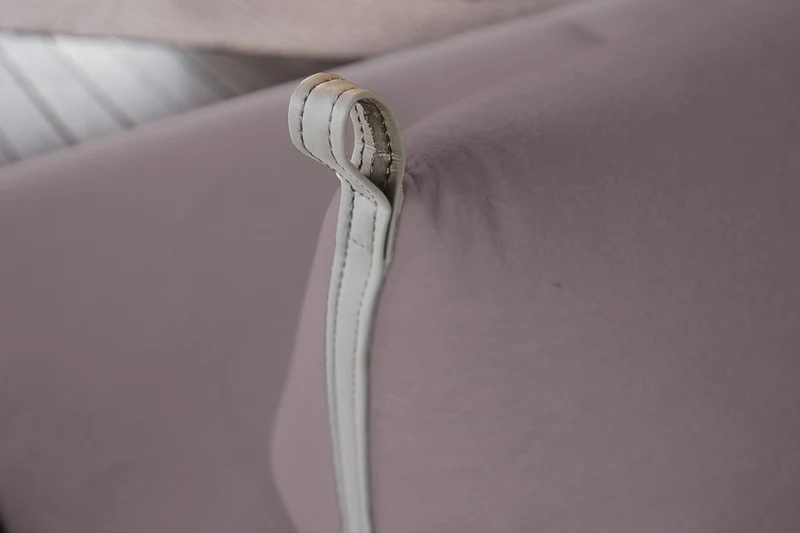 KAWOLA Ecksofa CANE Schlafsofa Daybed Stoff lila