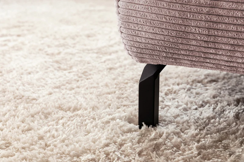 KAWOLA Sofa DELIA Ecksofa Cord rosa