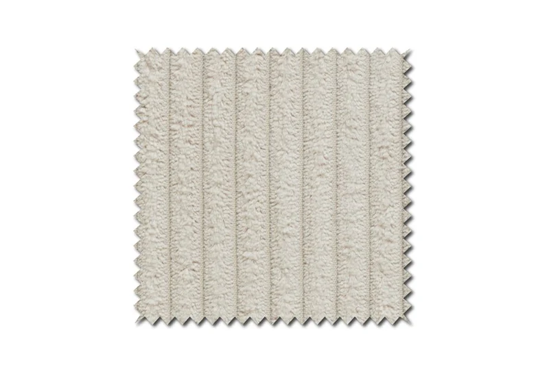 KAWOLA Sofa NETTA 3-Sitzer Bezug abziehbar Cord cremeweiß