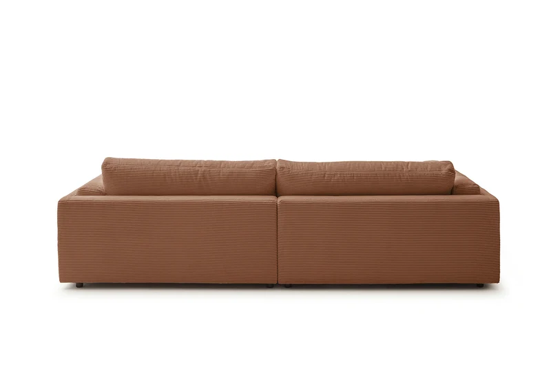 KAWOLA Big Sofa RAINA Cord rost