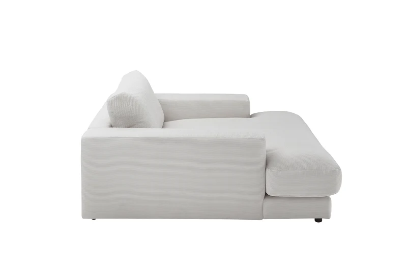 KAWOLA Longseat MADELINE Feincord weiß