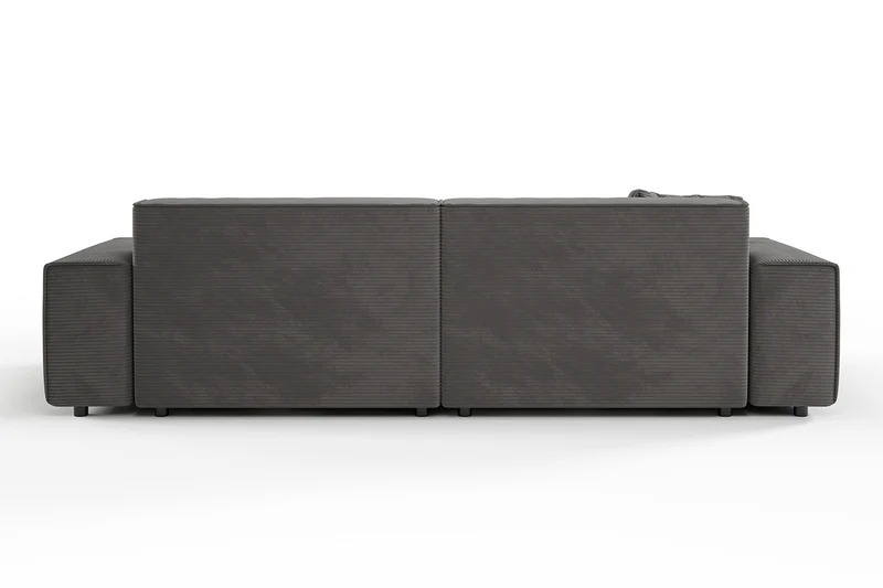 KAWOLA Sofa RANI 3-Sitzer Cord grau