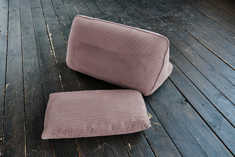 KAWOLA Rückenkissen WIOLO SOFT Cord rosa