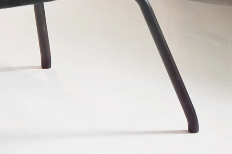 KAWOLA Hocker LOTTE Polsterhocker velvet schwarz