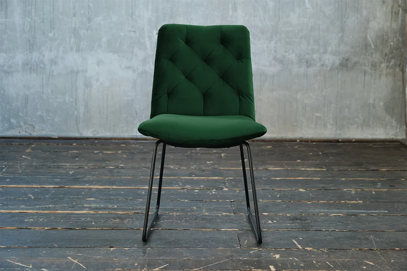 KAWOLA Esszimmerstuhl NEW CHARME Velvet smaragd