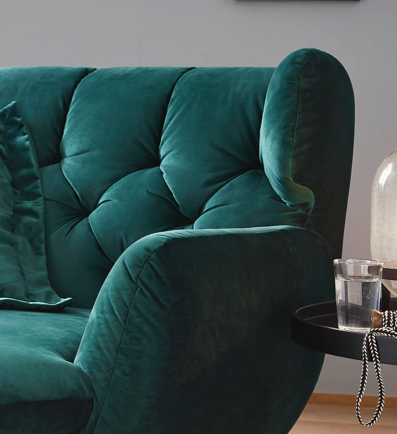 KAWOLA Longseat CHARME Velvet smaragd