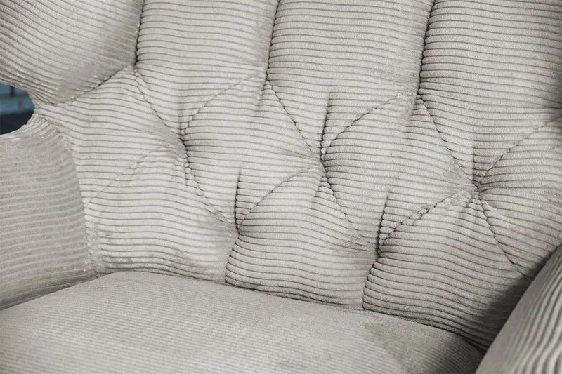 KAWOLA Longseat CHARME Cord hellgrau