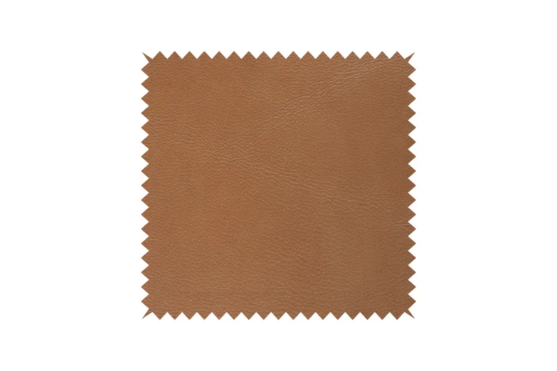 KAWOLA Stoffmuster Leder cognac