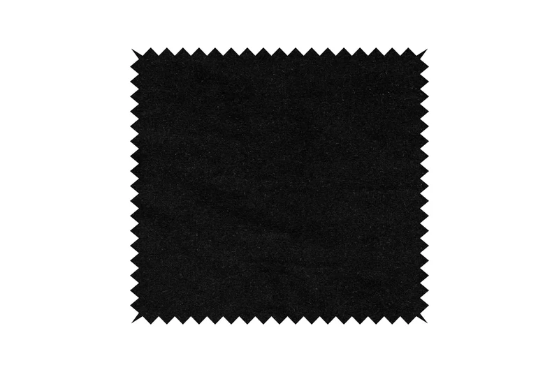 KAWOLA Stoffmuster Velvet schwarz
