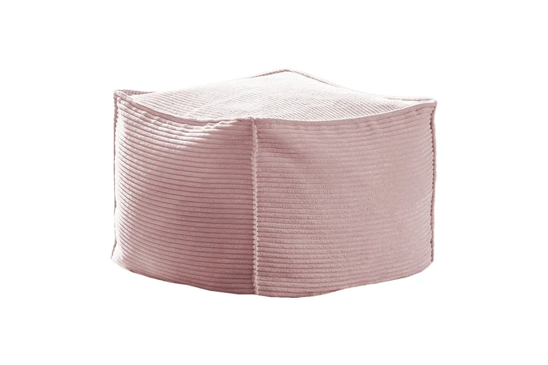 KAWOLA Hocker ALEA Cord rosa