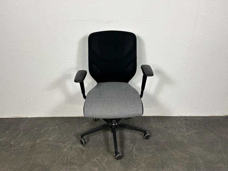 Wilkhahn IN 184/7 Bürodrehstuhl Schwarz / Grau