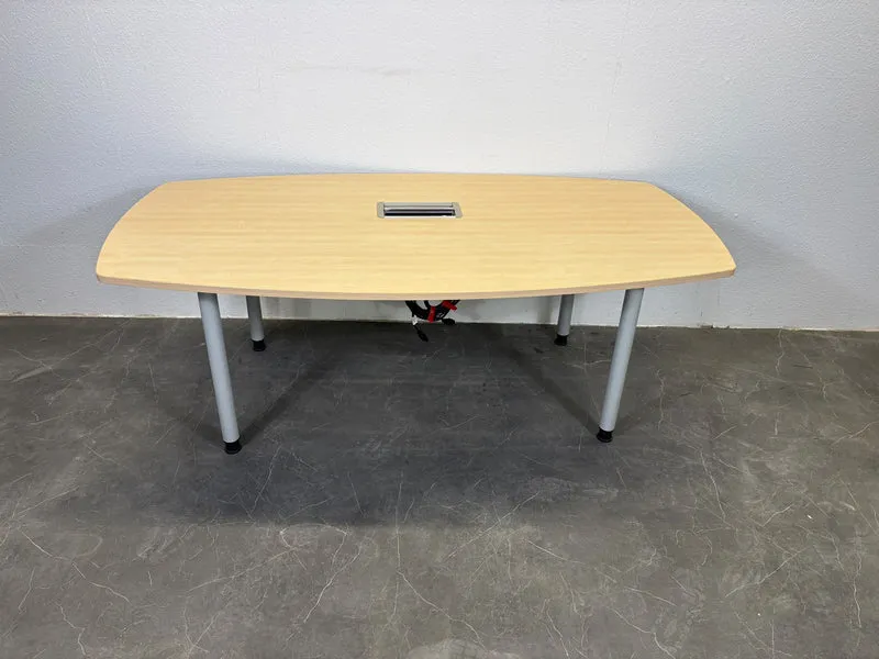 Konferenztisch Oval Ahorn