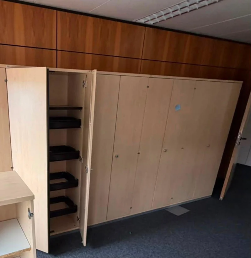 Wandschrank mit Hängeregister Ahorn