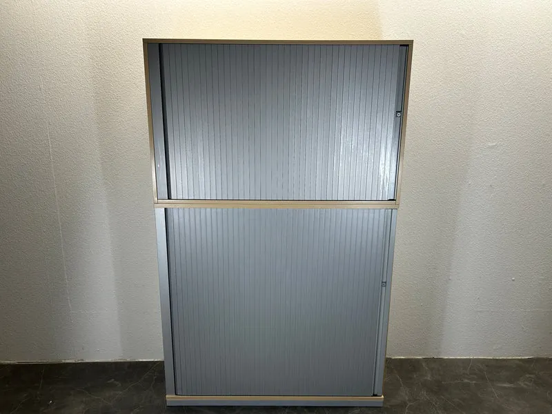 Steelcase Sideboard Ahorn/Silber Aufsatzschränke 4/5/6OH